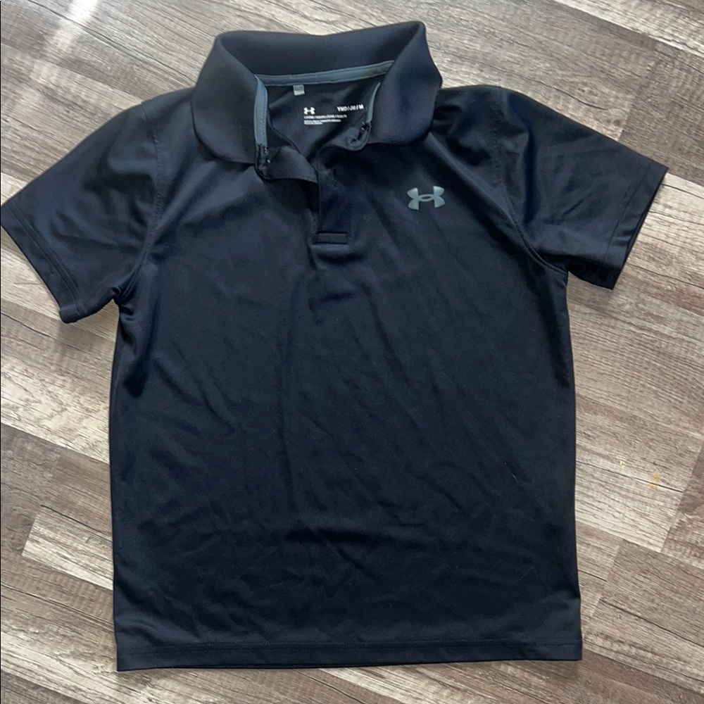Under Armour Midnight Black Polo Shirt